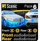 Scenic Group volkswagen front and rear audible and visual parking sensors